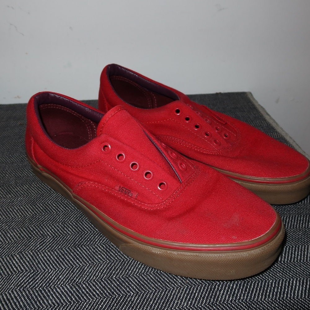 VANS CLASSIC RED M9.5/W11.5